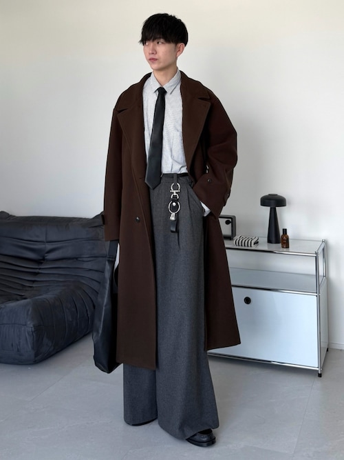 LUENNA チェスターコート コート 「LUENNA」Oversized Double-Breasted