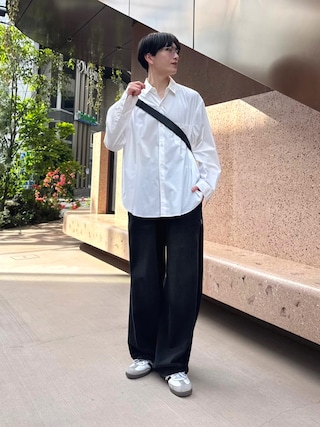 るいさんの「3WAY LOOSE INSIDE OUT SWEAT PANTS /３wayルーズインサイドアウトスウェットパンツ（soerte | ソエルテ）」を使ったコーディネート