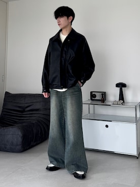 「アイテム（アクセサリー）」を使った、るいさん（メンズ・179cm）の秋コーディネート