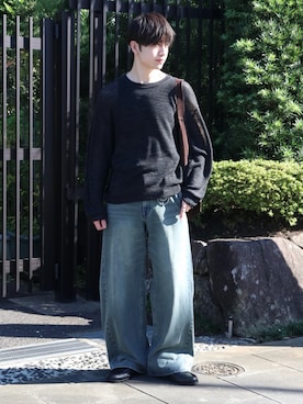 「LUENNA（ルエナ）のアイテム（アクセサリー）」を使った、るいさん（メンズ・179cm）の秋コーディネート