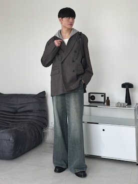 「アイテム（キーケース/キーアクセサリー）」を使った、るいさん（メンズ・179cm・20代）の秋コーディネート