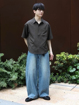 「Our Legacy（アワーレガシー）のアイテム」を使った、るいさん（メンズ・179cm）の春コーディネート