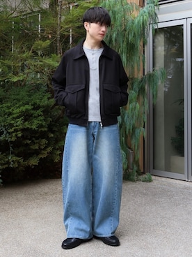 「LUENNA（ルエナ）のアイテム」を使った、るいさん（メンズ・179cm）の冬コーディネート