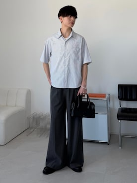 「OSOI（オソイ）のアイテム」を使った、るいさん（メンズ・179cm）の夏コーディネート