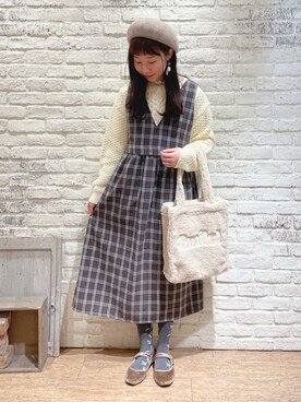 なかお⚘さん（レディース・165cm）の冬コーディネート