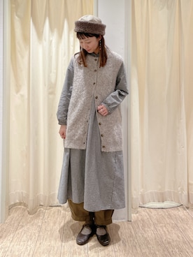 「Samansa Mos2（サマンサ モスモス）のアイテム」を使った、なかお⚘さん（レディース・165cm）の冬コーディネート