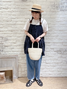 なかお⚘さん（レディース・165cm）の夏コーディネート