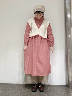 なかお⚘さん（レディース・165cm）の冬コーディネート