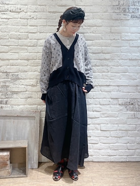 なかお⚘さん（レディース・165cm）の春コーディネート