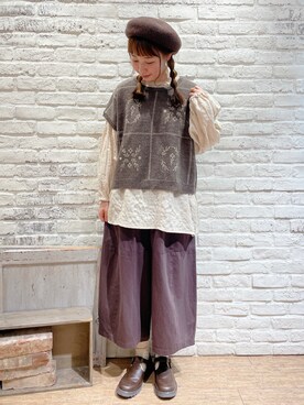 なかお⚘さん(レディース・165cm)の秋コーディネート