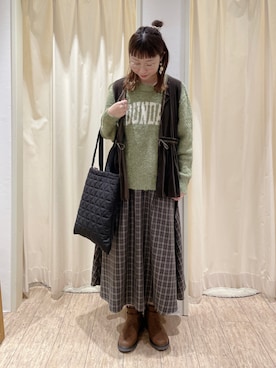 なかお⚘さん（レディース・165cm）の秋コーディネート
