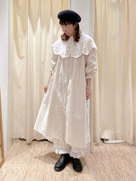 「Samansa Mos2（サマンサ モスモス）のアイテム（パンツ）」を使った、なかお⚘さん（レディース・165cm）の秋コーディネート