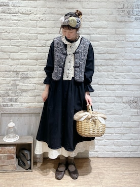 「Samansa Mos2（サマンサ モスモス）のアイテム」を使った、なかお⚘さん（レディース・165cm）の冬コーディネート