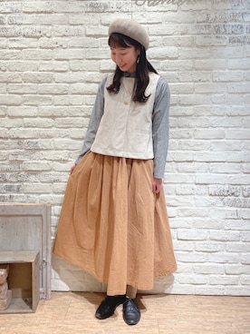 なかお⚘さん（レディース・165cm）の冬コーディネート