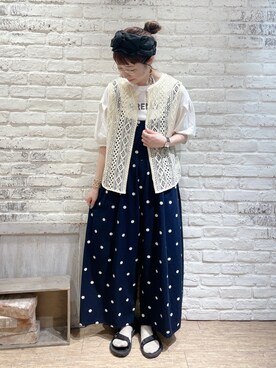 なかお⚘さん(レディース・165cm)の夏コーディネート