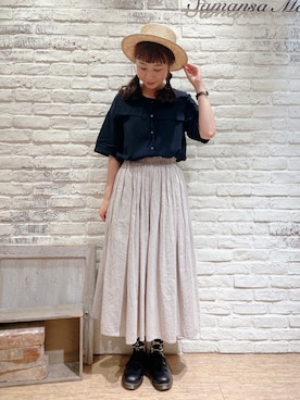 なかお⚘さん（レディース・165cm）の夏コーディネート