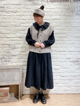 なかお⚘さん(レディース・165cm)の秋コーディネート