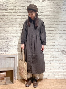 なかお⚘さん（レディース・165cm）の秋コーディネート