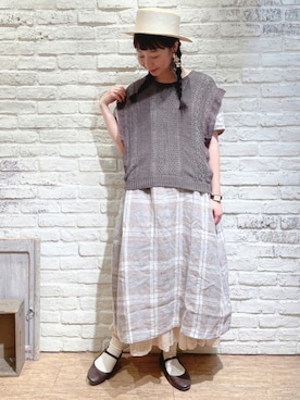 なかお⚘さん(レディース・165cm)の夏コーディネート