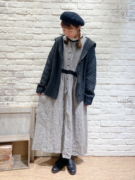 「アイテム（その他）」を使った、なかお⚘さん（レディース・165cm）の秋コーディネート