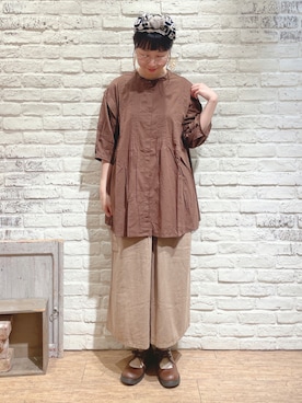 なかお⚘さん（レディース・165cm）の夏コーディネート