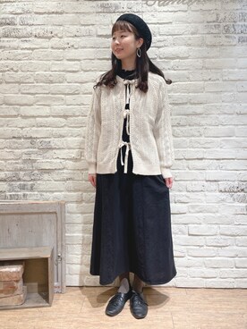 なかお⚘さん（レディース・165cm）の冬コーディネート