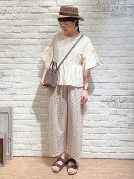 なかお⚘さん(レディース・165cm)の夏コーディネート