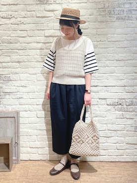 なかお⚘さん（レディース・165cm）の夏コーディネート