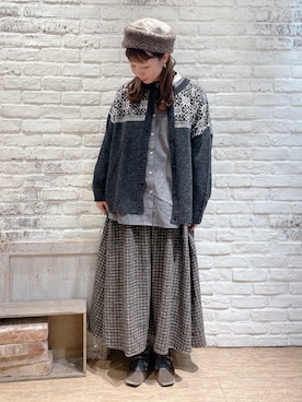 なかお⚘さん(レディース・165cm)の冬コーディネート