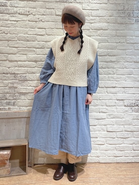 ベストを使った 重ね着 の人気ファッションコーディネート Wear