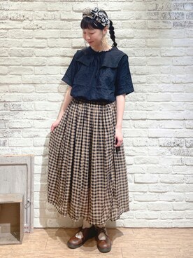 なかお⚘さん（レディース・165cm）の夏コーディネート