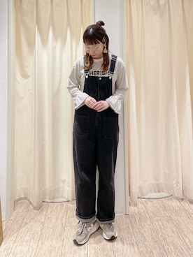「Samansa Mos2（サマンサ モスモス）のアイテム（パンツ）」を使った、なかお⚘さん（レディース・165cm）の春コーディネート