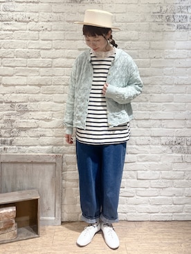 なかお⚘さん(レディース・165cm)の春コーディネート