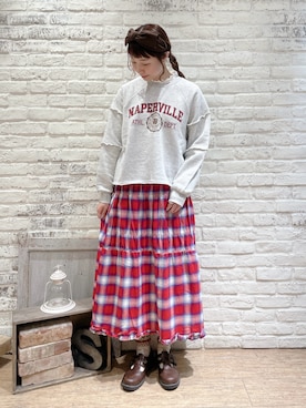 「Samansa Mos2（サマンサ モスモス）のアイテム」を使った、なかお⚘さん（レディース・165cm）の冬コーディネート