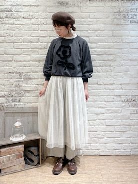 なかお⚘さん(レディース・165cm)の冬コーディネート