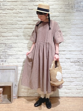 「アイテム（その他シューズ）」を使った、なかお⚘さん（レディース・165cm）の夏コーディネート