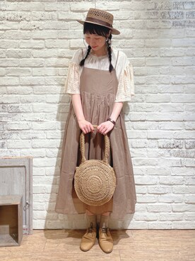 なかお⚘さん（レディース・165cm）の夏コーディネート