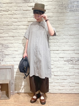 なかお⚘さん（レディース・165cm）の夏コーディネート