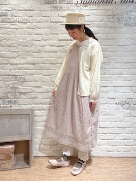 なかお⚘さん（レディース・165cm）の春コーディネート