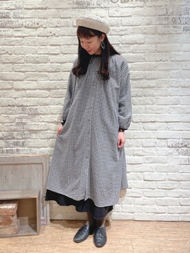 なかお⚘さん（レディース・165cm）の冬コーディネート