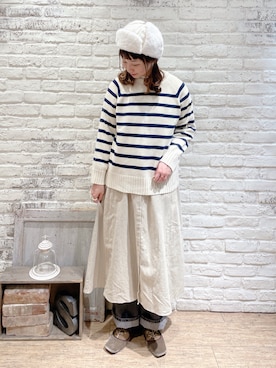 なかお⚘さん(レディース・165cm)の冬コーディネート