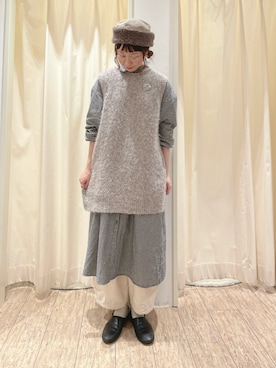 なかお⚘さん（レディース・165cm）の冬コーディネート