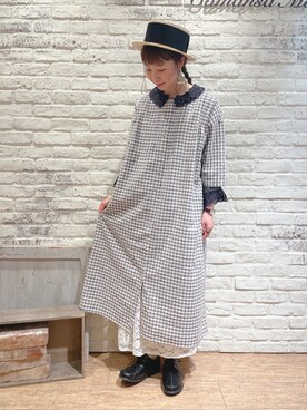 「WILLYS（ウィリーズ）のアイテム」を使った、なかお⚘さん（レディース・165cm）の春コーディネート