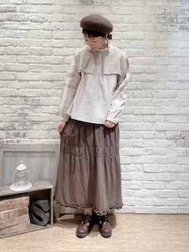 「Samansa Mos2（サマンサ モスモス）のアイテム」を使った、なかお⚘さん（レディース・165cm）の冬コーディネート