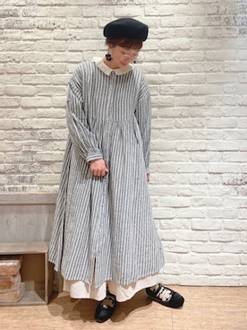 なかお⚘さん（レディース・165cm）の冬コーディネート