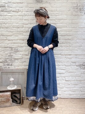 なかお⚘さん(レディース・165cm)の春コーディネート