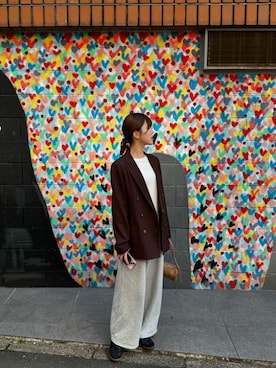 「UNIQLO（ユニクロ）のアイテム（スウェットパンツ）」を使った、yuiophamさん（レディース・158cm）の秋コーディネート