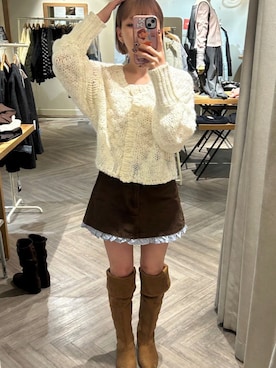 さらささん（レディース・156cm）の冬コーディネート