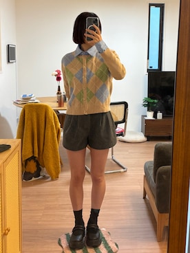 「ZARA（ザラ）のアイテム（ローファー）」を使った、さらささん（レディース・156cm）の秋コーディネート