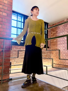 「Chapeau d' O（シャポードオー）のアイテム」を使った、popuriさん（レディース・161cm）の秋コーディネート
